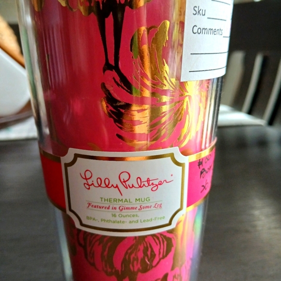Lilly Pultzier Tumbler Nwt - Picture 2 of 2